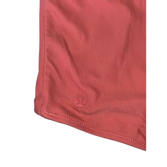Lululemon Waterside High Neck One Piece Swimsuit size 14 coral bathing suit - Picture 4 of 6